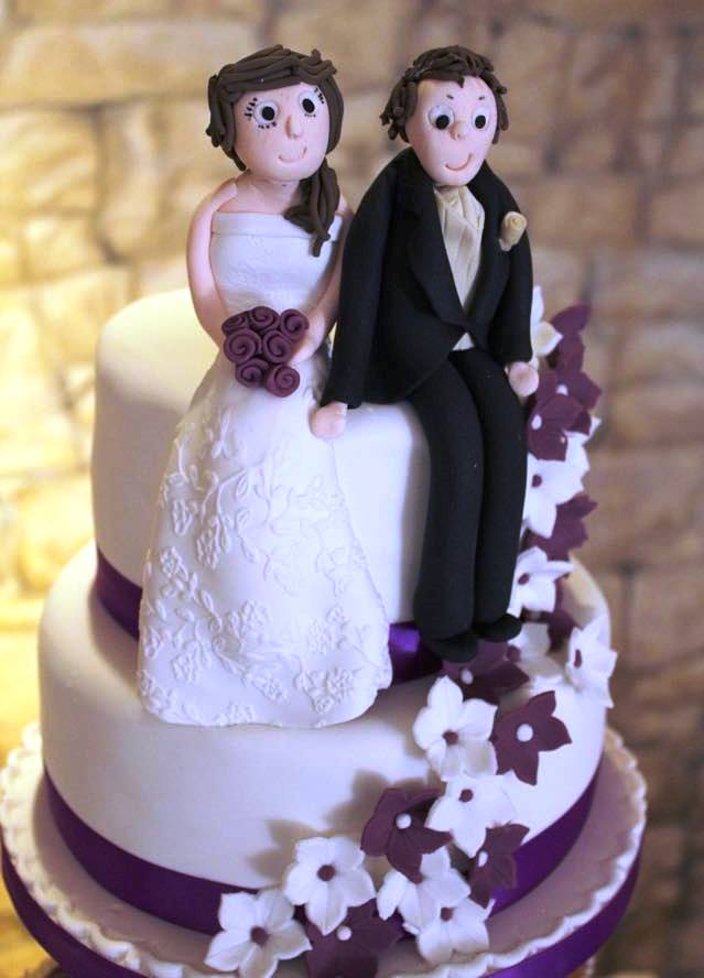 bride and groom cake topper